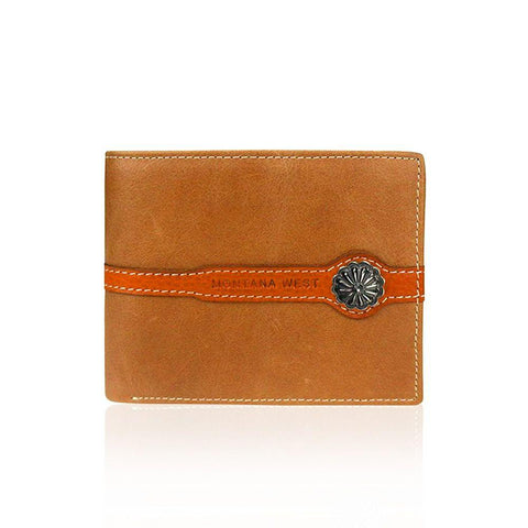 Genuine-Leather-West-Collection-Men's-Wallet-Brown