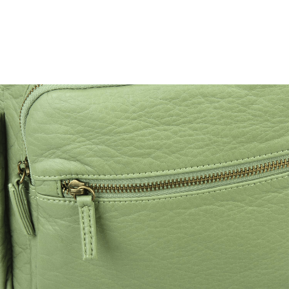 Pure-Leather-Backpack-In-Green